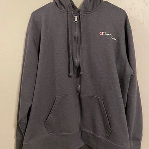 Champion zip up jacket. XL